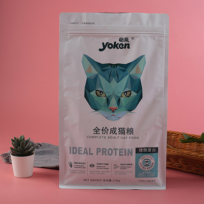 sacchetto d'imballaggio della serratura dello zip di Cat Treats Stand Up Plastic del cane della borsa dell'alimento per animali domestici di 12oz 16oz