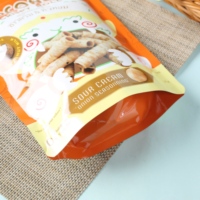 Su ordinazione stampati stanno sul sacchetto con la chiusura lampo per Candy. Biscotti, biscotti. Imballaggio del caffè