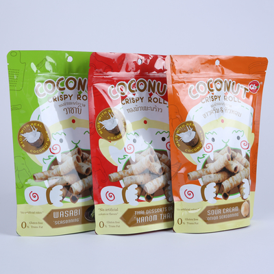 Sacchetti a chiusura lampo di BRC dello zip del sacchetto dell'alimento di plastica impermeabile di imballaggio per alimenti