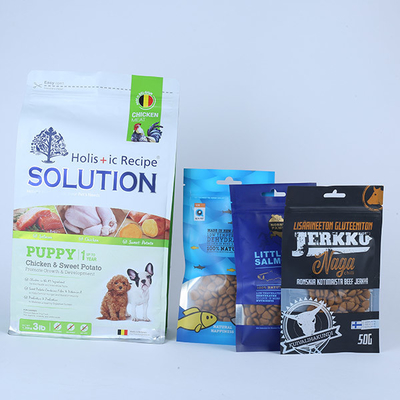 supporto d'imballaggio del fondo piatto della borsa 1000g dell'alimento per animali domestici 0.5kg sul sacchetto