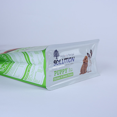Sacchetto d'imballaggio di plastica risigillabile del cibo per cani della chiusura lampo 1000g della borsa dell'alimento per animali domestici 25g