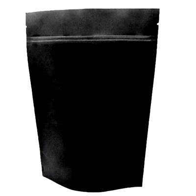 di alluminio d'imballaggio di Matte Black Zip Pouch Food Doypack Mylar