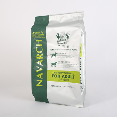 Imballaggio laterale dell'ossequio del cane della borsa 5KG 10KG 15KG del rinforzo del fondo piatto di 20KG 25KG