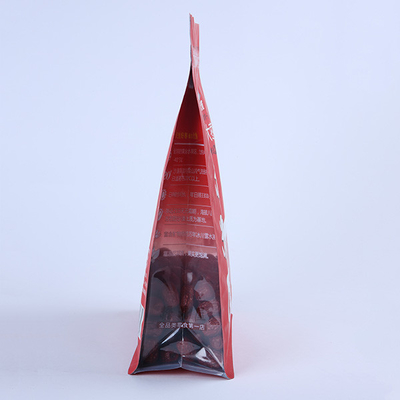 Borsa del fondo piatto di VMPET che imballa la borsa laterale del rinforzo del cursore del fondo piatto di plastica risigillabile della chiusura lampo