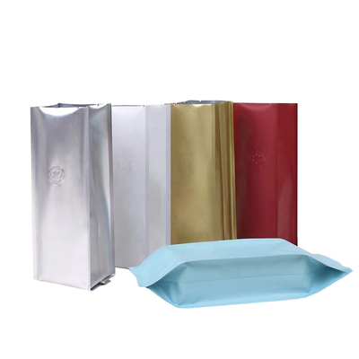 Coffee Bean 60mic Zip Lock Packaging Bag Aluminum Coffee Bags Stand Up Matt