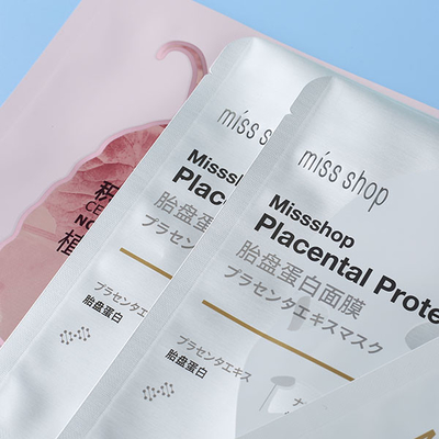 La borsa d'imballaggio cosmetica della maschera di protezione ha metallizzato le borse d'imballaggio del foglio di alluminio 60mic