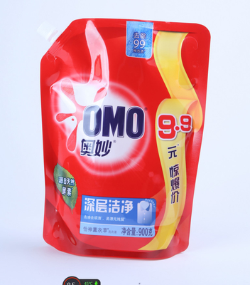 La compressione 60mic ha laminato l'inceppamento di Juice Plastic Drink Packaging For del sacchetto del supporto su