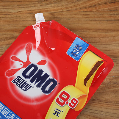 La compressione 60mic ha laminato l'inceppamento di Juice Plastic Drink Packaging For del sacchetto del supporto su