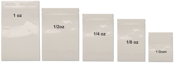 Borse in bianco e nero di Mylar di Matte Laminating Pouches 180mic delle borse resistenti a chiusura lampo del bambino
