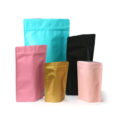 Borsa di plastica d'argento del foglio di alluminio di Mylar dello zip di Matt Light Food 50g dei sacchetti di alluminio della serratura