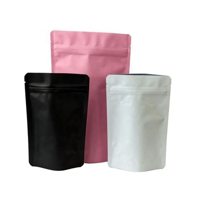 di alluminio di Matte Black Stand Up 50g 100g che imballa l'alimento della serratura dello zip di stoccaggio di Doypack Mylar
