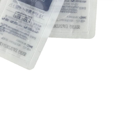 bustina liquida di 2ml 3ml 5ml che imballa la bustina d'imballaggio di 75% del gel eliminabile dell'alcool