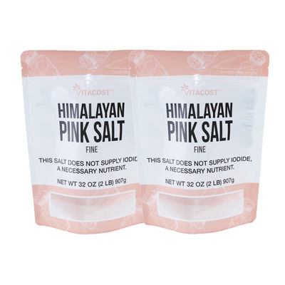 Il sacchetto stampato Mylar del supporto della chiusura lampo su misura fabbrica su insacca il sale marino 2KG che imballa le borse a chiusura lampo