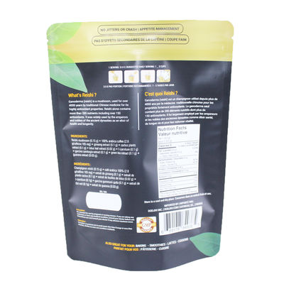 Il supporto sull'imballaggio della plastica su misura sta sulle borse dello spuntino dell'alimento del sacchetto